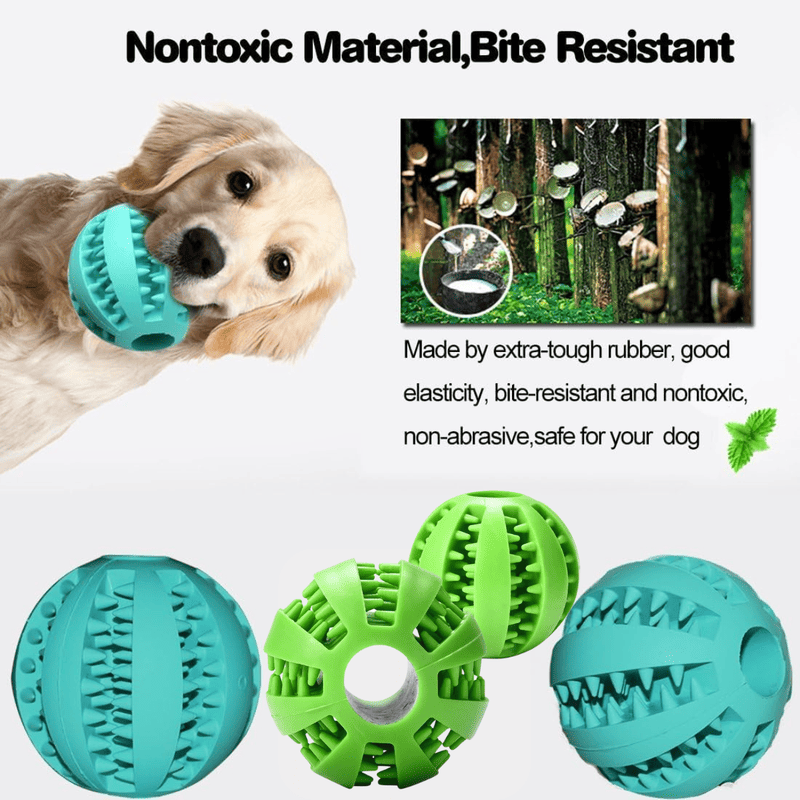 Natural rubber dog chew toy