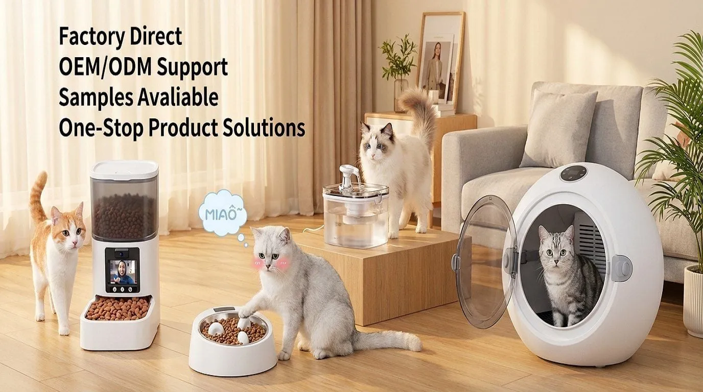 Smart Pet Feeders & Water Fountains