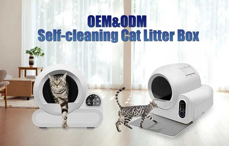 Smart Self-Cleaning Cat Litter Box APP Control Eco Deodorizing 70L