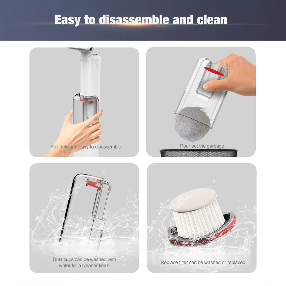 Rechargeable Cordless Pet Hair Grooming Vacuum Slicker Brush BLDC for Dog Cat - detail