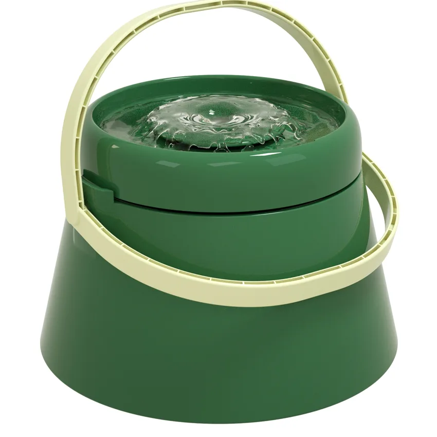 Fontaine à eau pour chat en acier inoxydable – Distributeur automatique d'eau pour animaux avec bol - detail