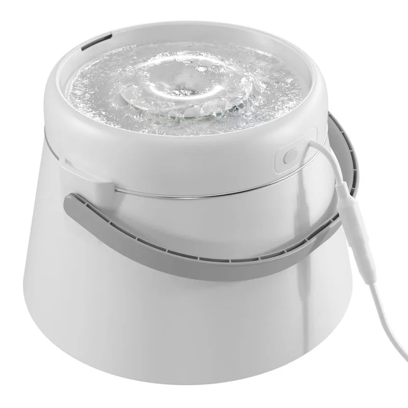 Fontaine à eau pour chat en acier inoxydable – Distributeur automatique d'eau pour animaux avec bol