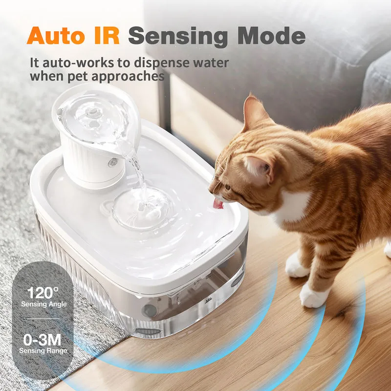 Großhandel Kabelloser Katzen-Trinkbrunnen 2200mAh – OEM/ODM kabellos