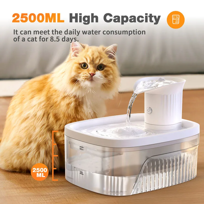 Großhandel Kabelloser Katzen-Trinkbrunnen 2200mAh – OEM/ODM kabellos