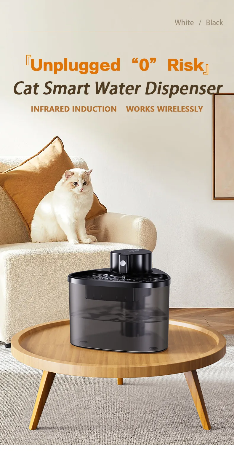 Fonte de Água Inteligente para Pets com Filtro Dispensador Automático Silencioso Ecológico - detail