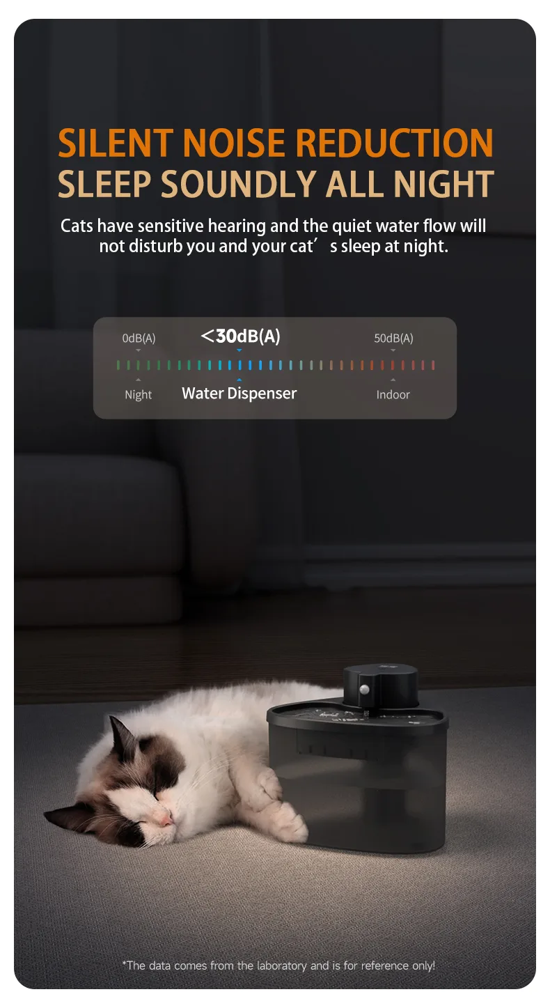 Fonte de Água Inteligente para Pets com Filtro Dispensador Automático Silencioso Ecológico - detail