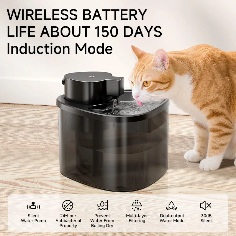 Fonte de Água Inteligente para Pets com Filtro Dispensador Automático Silencioso Ecológico