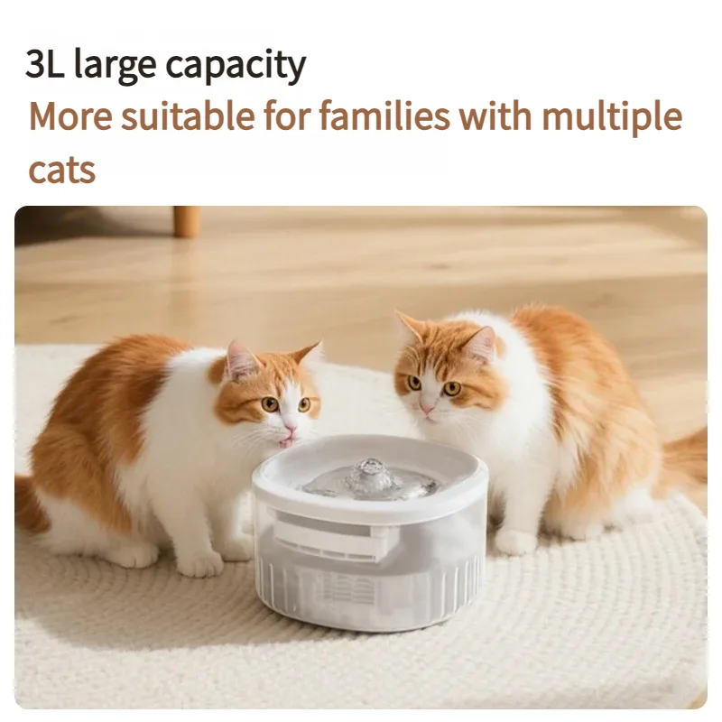 Fuente automática de agua para gatos – Dispensador de agua para mascotas con circulación