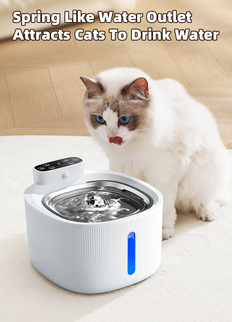 Fonte Inteligente de Grande Capacidade para Animais de Estimação — Bebedouro Automático para Gatos - detail