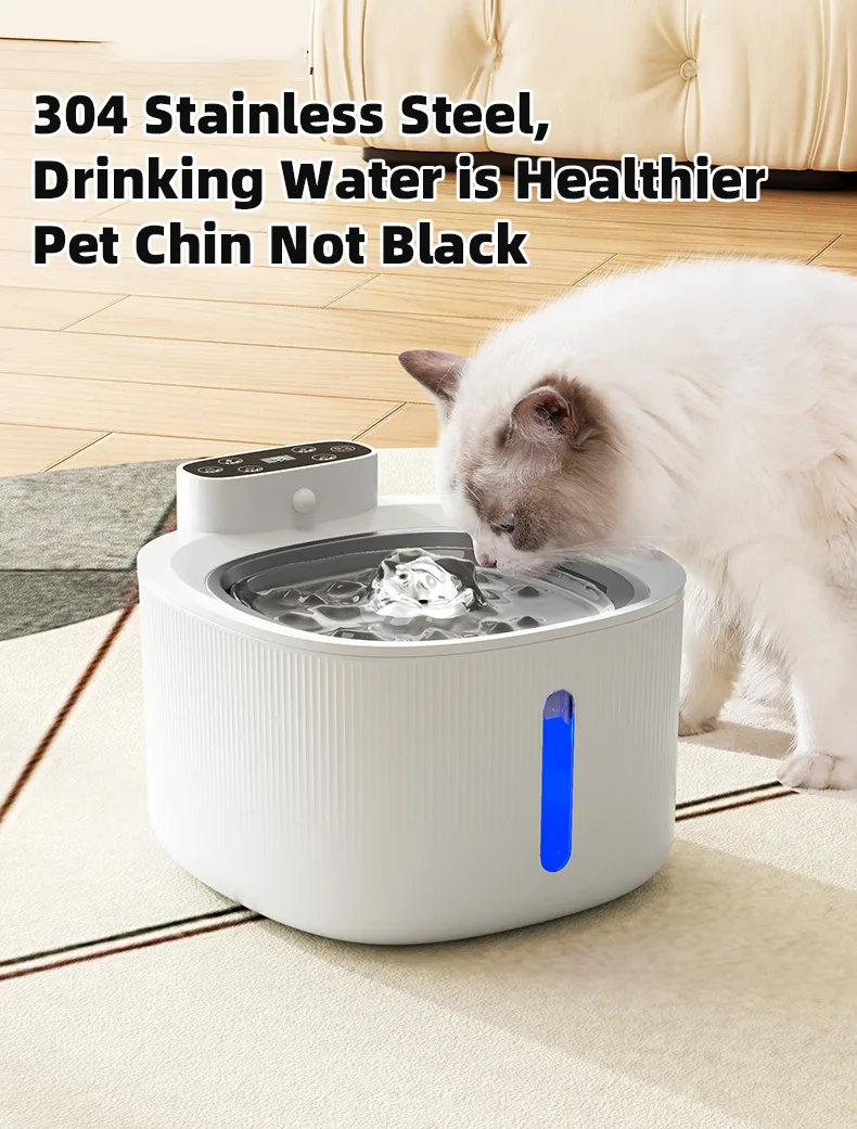 Fonte Inteligente de Grande Capacidade para Animais de Estimação — Bebedouro Automático para Gatos - detail