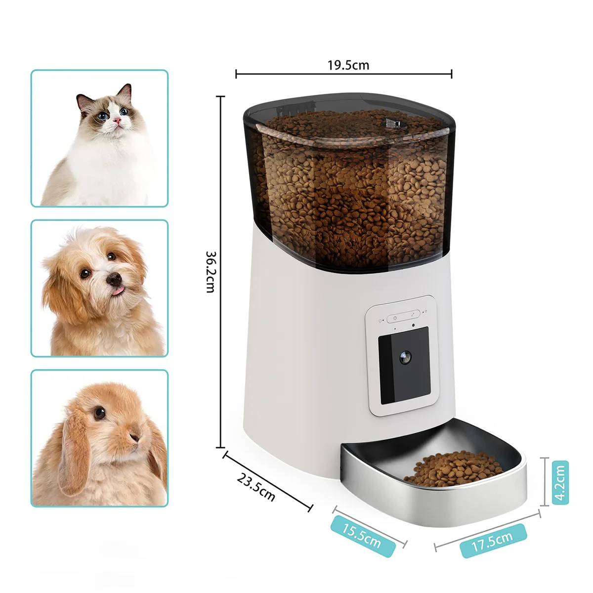 Großhandel Smarte Katzenfütterung 6L Kamera – OEM Private Label Hersteller - detail