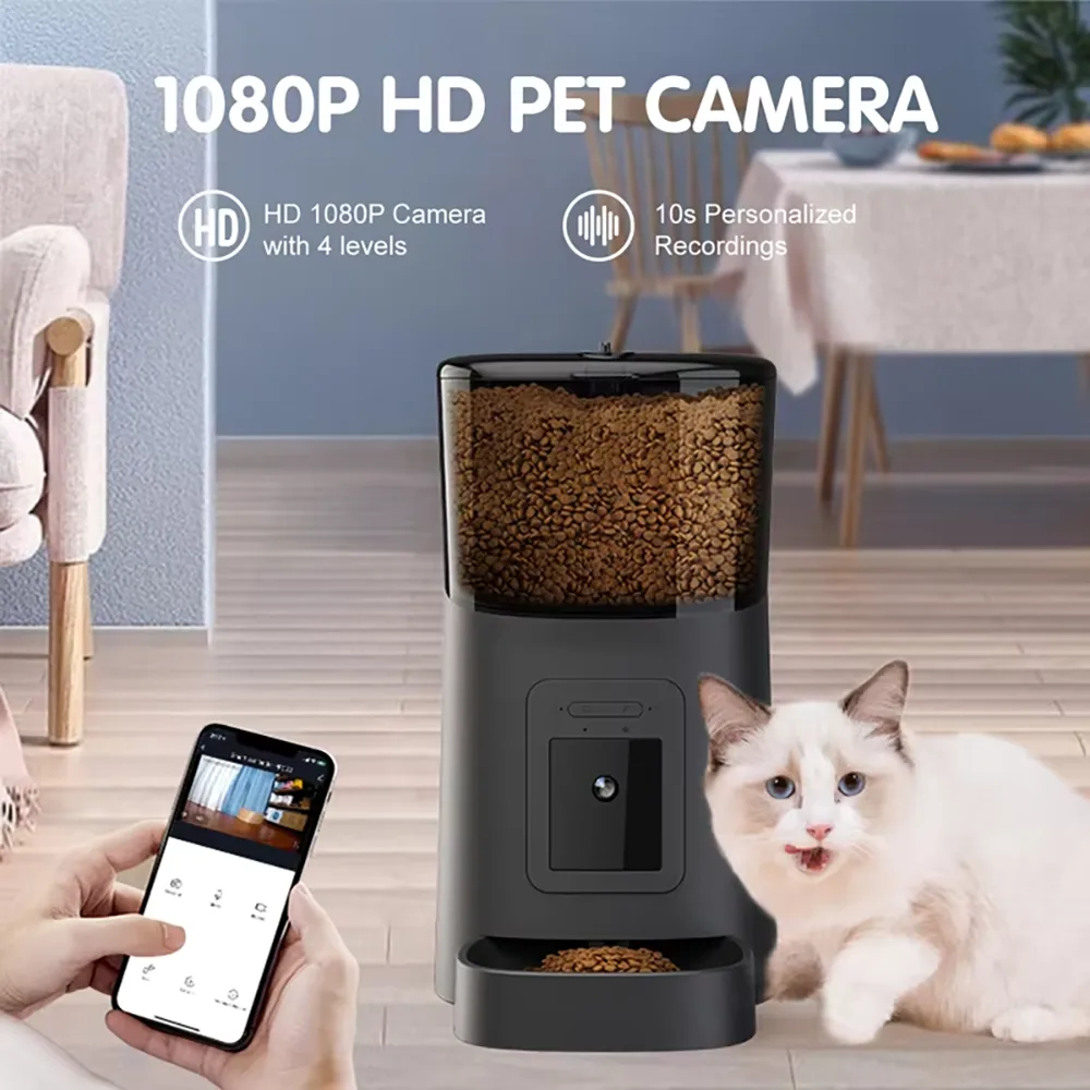 Großhandel Smarte Katzenfütterung 6L Kamera – OEM Private Label Hersteller