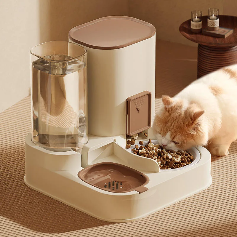 Automatischer Futterspender und Trinkbrunnen All-in-One für Katzen und Hunde – Großhandel