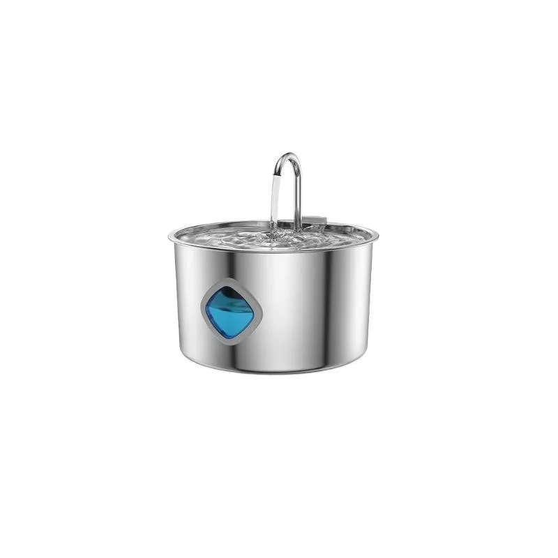 3.2L Trinkbrunnen für Haustiere aus完全 Edelstahl – Automatischer Wasserbrunnen für Katzen und Hunde