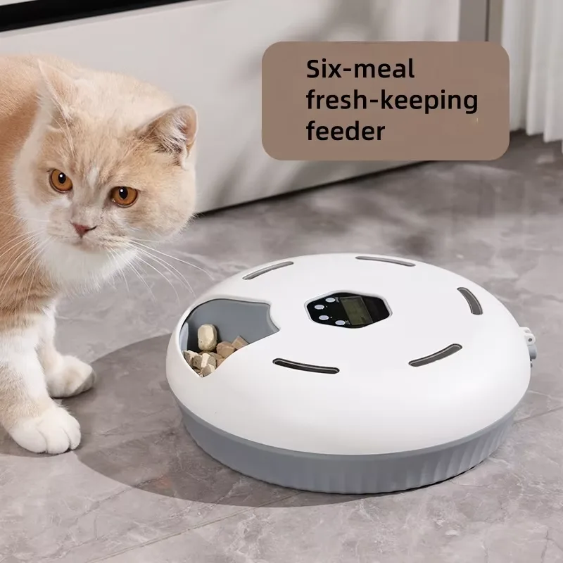 Distributeur automatique intelligent d'aliments humides avec minuterie et conservation de la fraîcheur pour chats et chiens - detail