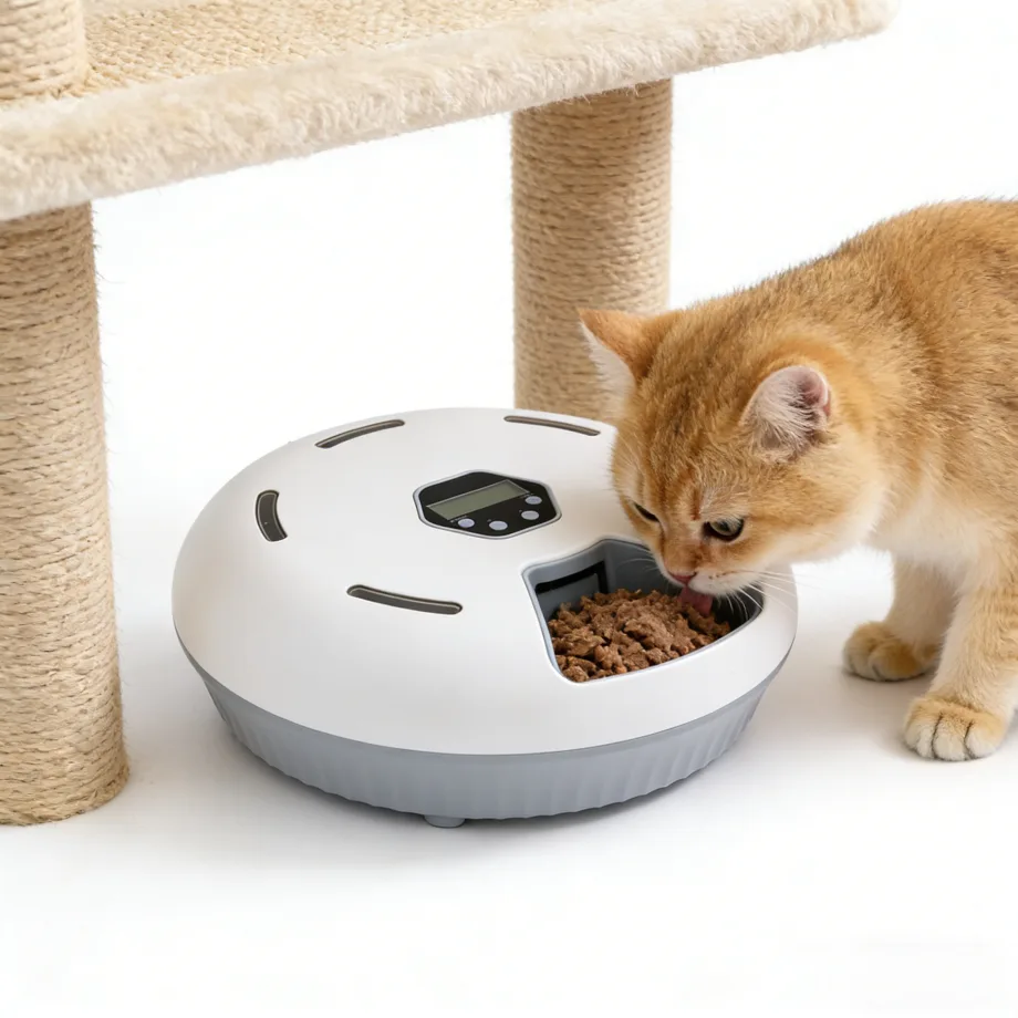 Intelligenter automatischer Nassfutter-Spender mit Timer und Frischhaltung für Katzen und Hunde
