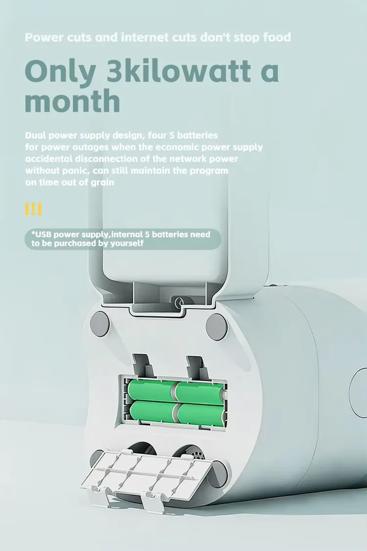 6L Smart Pet Feeder APP Control Timed Portion Automatic Cat Dog Food Dispenser - detail
