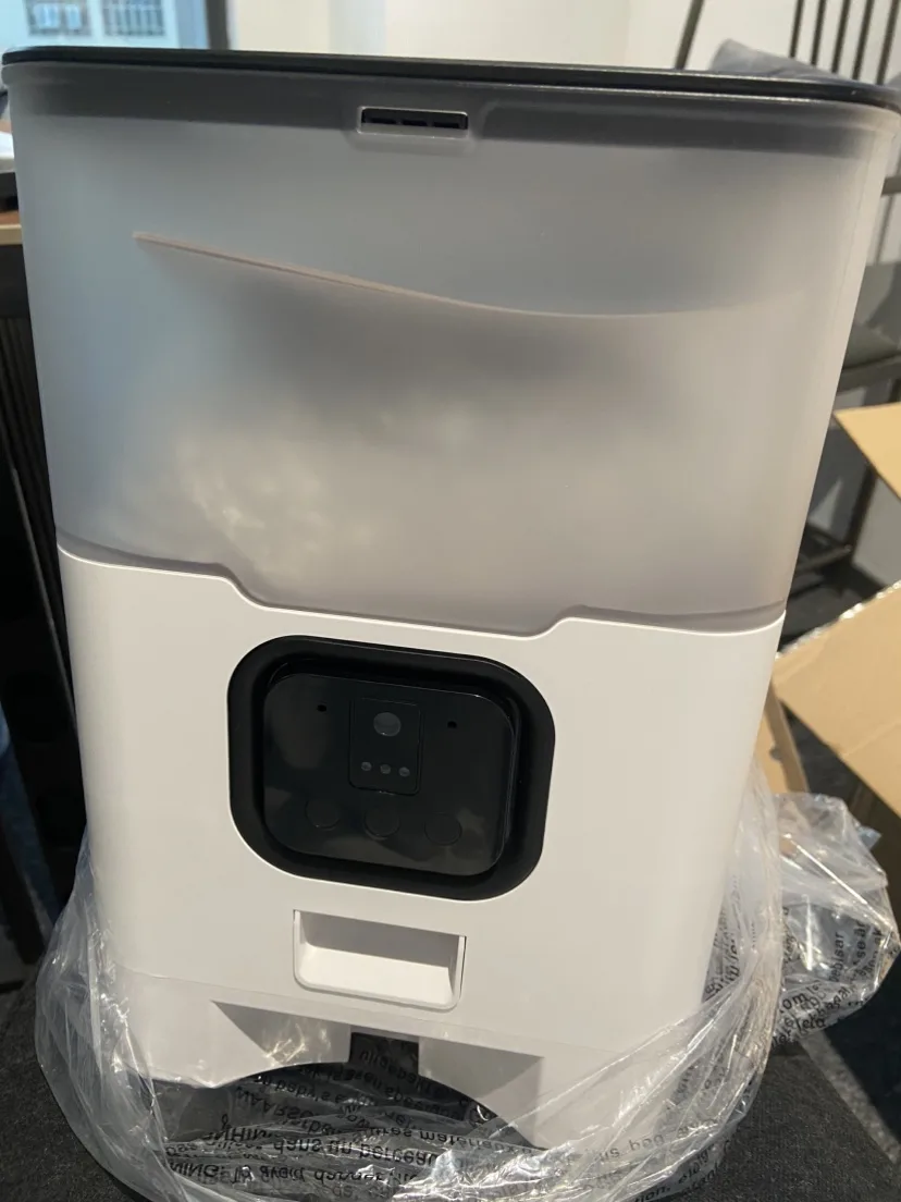 4L/6L OEM Automatischer Katzenfutter-Spender mit Doppelnapf und Kamera, TUYA APP, Edelstahlnapf - detail
