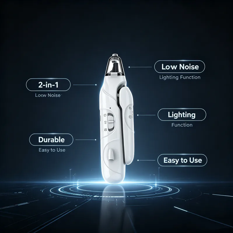 2-in-1 wiederaufladbarer automatischer Nageltrimmer für Haustiere – umweltfreundliches Pflegetool - detail