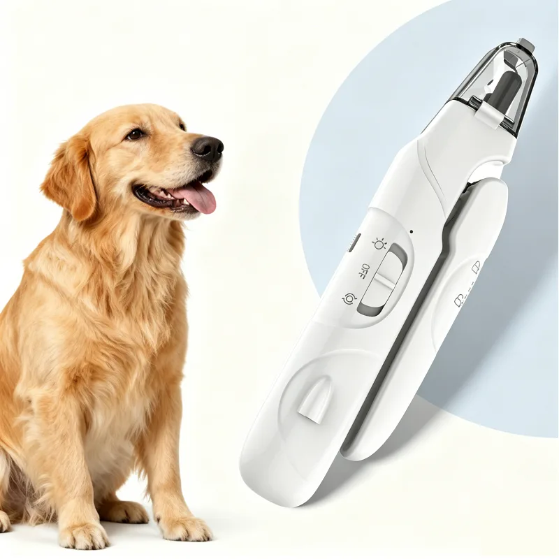 2-in-1 wiederaufladbarer automatischer Nageltrimmer für Haustiere – umweltfreundliches Pflegetool - detail