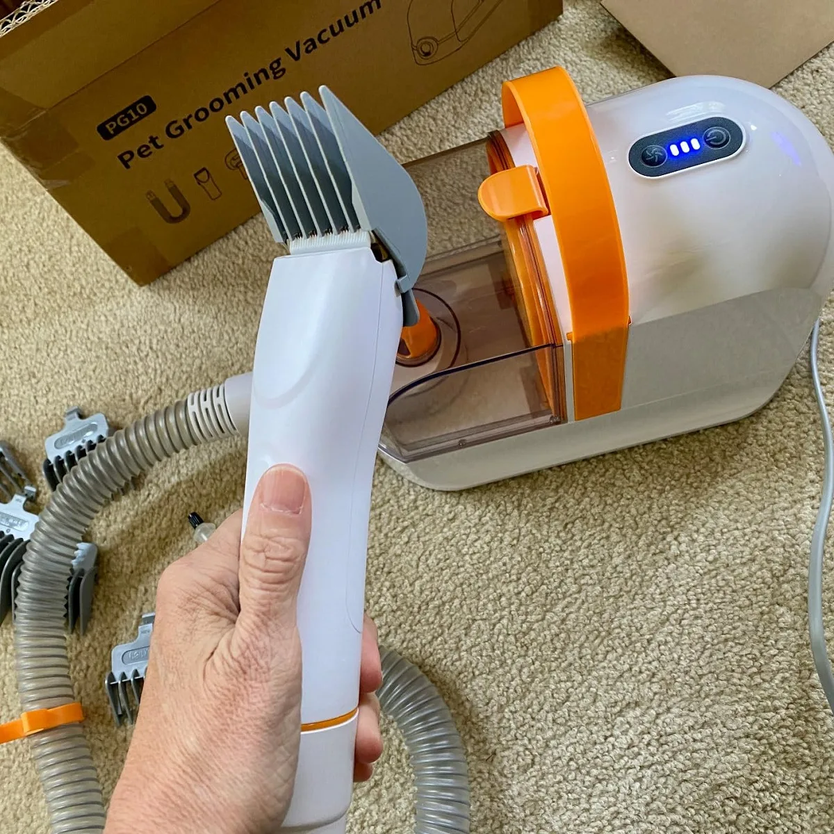 Aspirateur de Toilettage pour Animaux en Gros 12000Pa – Fabricant OEM Private Label - detail