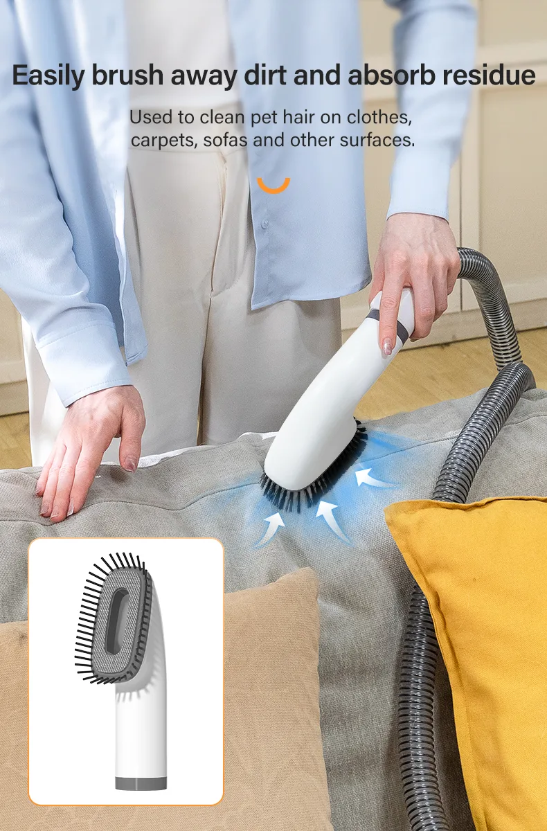 Professional Pet Grooming Kit Fur Remover Hair Brush Dryer Vacuum for Dogs Cats - detail