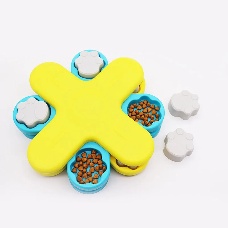 Interaktiver Hundeleckerli-Spender Puzzle-Spielzeug Slow Feeder IQ-Training
