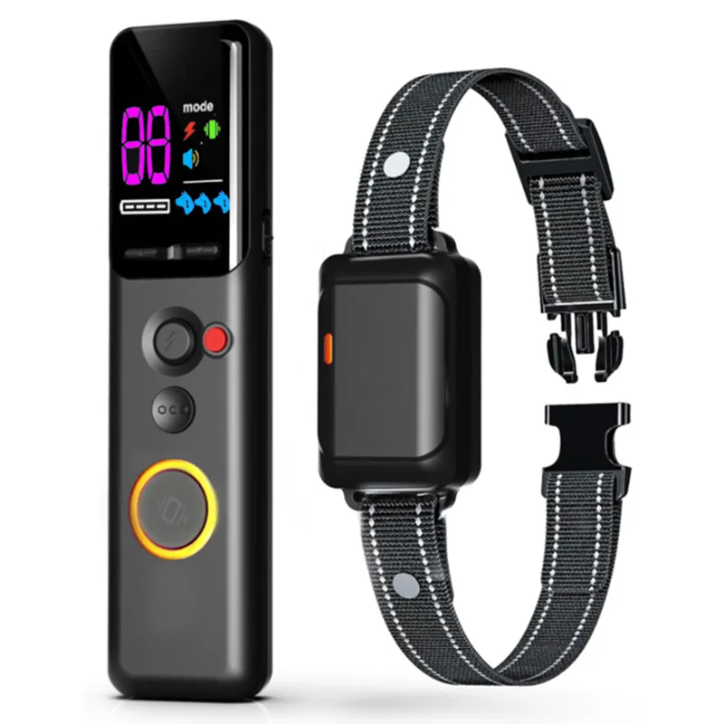 Collar de adiestramiento para perros IP67 impermeable, alcance de 1600ft, antibark, recargable - detail