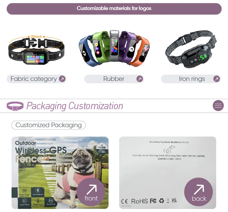 IP67 Waterproof Dog Training Collar 1600ft Range Anti-Barking Rechargeable - detail